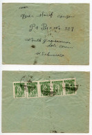 Greece 1910's Cover To North Grosvenor Dale, Connecticut; 5l. Hermes Stamps X 5 - Briefe U. Dokumente