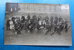 Carte Photo Muziekkapel Fanfare Gefangenenlager ? - Regiments