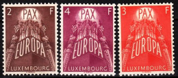 LUXEMBOURG / LUXEMBURG 1957 EUROPA. Complete Set, MNH - 1957