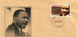 Hommage à Martin Luther King Sur Lettre De Cuba - Martin Luther King