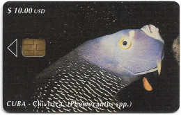 Cuba - Etecsa (Chip) - Underwater Life - Fish Chivirica, 10.2000, 10$, 30.000ex, Used - Cuba