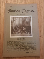 Revue HAUTES FAGNES N°2-1953 - Toerisme En Regio's