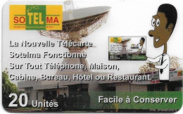 Mali - SoTelMa - Satellite & Man Holding Card, Cn. Below Line, Remote Mem. 20U, Used - Mali