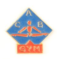 Pin's Bègles (33) - C.A.B GYM - Club Athlétique Béglois - Gymnaste - AB Publiman - M742 - Ginnastica