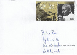 Malta 2021 Marsa Mahatma Gandhi Respect Greeting Gesture Cover. Only 16000 MS Printed! - Mahatma Gandhi