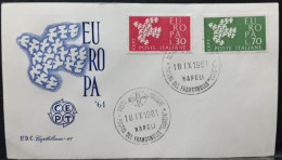 FDC - CAPITOLIUM - EUROPA CEPT ANNO 1961 - ITALIA REPUBBLICA - FIRST DAY COVER - ANNULLO SPECIALE - 1961