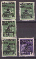 1945 - FIUME - OCC. JUGOSLAVIA; MNH(**) - Occup. Iugoslava: Fiume