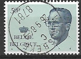 OCB Nr 2022 Boudewijn Baudouin Velghe - Centrale Stempel  Wielsbeke 8781 - 1981-1990 Velghe