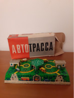 JOUET MECANIQUE EN TÔLE THEME CIRCUIT DE BUS ANNEE 1960 PRODUIT EN URSS - Toy Memorabilia