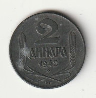 2 DINAR 1942 SERVIE /25880/ - Serbia