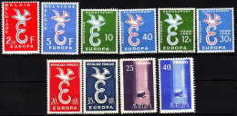 EUROPA CEPT 1958 Collection, 5 Countries, MNH - Sammlungen