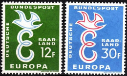 GERMANY / SAAR / Saarland 1958 EUROPA. Complete Set, MNH - 1958