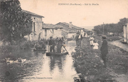 POISSONS (Haute-Marne) - Bief Du Moulin - Voyagé 1917 (2 Scans) - Poissons