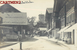 CARTE PHOTO :  ADELBODEN ALLEINVERLAG E. GYGER MARCHAND DE CARTES POSTALES BAZAR GROSSE AUSWAHL BERNE SUISSE  - Adelboden
