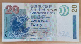 Hong Kong 20 Dollars 2003 Standard Chartered UNC - Hongkong