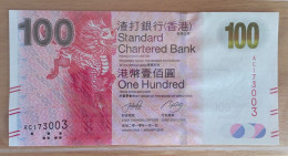 Hong Kong 100 Dollars 2010 Standard Chartered UNC - Hongkong