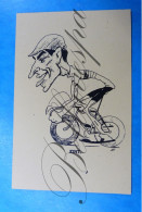 Publivox Verviers Wielrenner Coureur Kint-Callens-Van Steenbergen Karikatuur 3 X Prent - Cycling