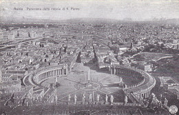 CPA  - PANORAMA DALLA CUPOLA DI S. PIETRO, TH ESQUARE, STATUES, BUILDINGS, ROME - ITALY - Viste Panoramiche, Panorama