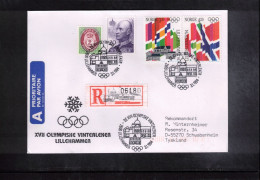 Norway 1994 Olympic Games Lillehammer Interesting Registered Letter - Winter 1994: Lillehammer