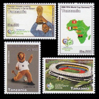 2006 Tanzania 4342-4345 2006 FIFA World Cup Germany 5,00 € - 2006 – Germany