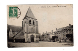 Sept23  6093303    Attichy  La Place De L'église   écoles Des Filles - Attichy