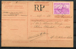1949 Ontvangkaart Gefr 3Fr Nr 770 (scheepvaart) - Stempel GENTBRUGGE 1 - 1948 Export