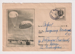 Bulgaria Bulgarie 1960 Bulgarien Ganzsachen Entier Postal Stationery Cover PSE, Parachuting World Championships (ds1054) - Sobres