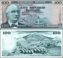 Iceland 100 Kronur 1961 Pick 44 UNC - Iceland