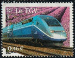 France 2002 Yv. N°3475 – Le TGV – Oblitéré - Oblitérés