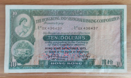 Hong Kong 10 Dollars 1973 HSBC - Hong Kong