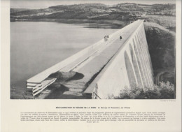 Photo  -  Reproduction - Le Barrage De Pannesière Sur L'Yonne - Europa