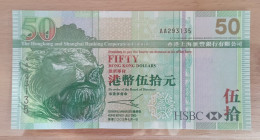 Hong Kong 50 Dollars 2003 HSBC UNC - Hongkong