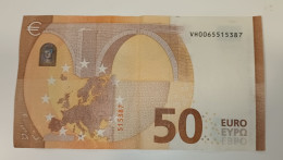 VH - TESTNOTE - 50 EURO ESPAÑA - V013 F5 - Serial Number: VH0065515387 - CIRCULATED - 50 Euro