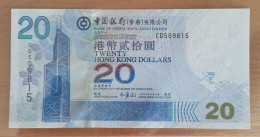 Hong Kong 20 Dollars 2003 UNC BoC Bank Of China Cina - Hongkong
