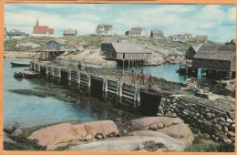 Peggy's Cove NS Canada Old Postcard - Autres & Non Classés