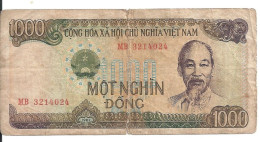 VIET NAM 1000 DONG 1987 VG+ P 102 - Vietnam