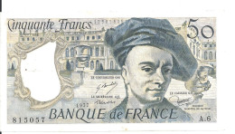 FRANCE 50 FRANCS 1977 VF+ P 152 A - 50 F 1976-1992 ''Quentin De La Tour''