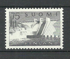 FINNLAND FINLAND Suomi 1963 Michel 566 X * Kraftwerk - Unused Stamps