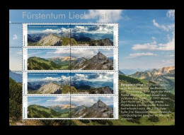 Liechtenstein 2022 Mih. 2051/54 Mountain Panorama (M/S) MNH ** - Ongebruikt