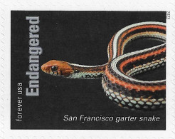 USA 2023 MiNr. 6065ba Endangered Species Reptiles Snakes San Francisco Garter Snake 1v MNH ** 1.40 € - Serpenti