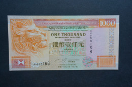 (Tv) 1993 HONG KONG OLD ISSUE - HSBC 1000 DOLLARS First Prefix - AA998,168 (UNC) - Hongkong