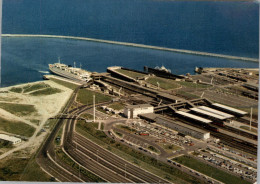 2448 PUTTGARDEN, Fährbahnhof, Luftaufnahme, 1964 - Fehmarn