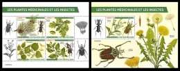 Central Africa  2023 Medical Plants And Insects. (303) OFFICIAL ISSUE - Heilpflanzen