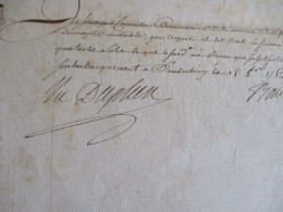 M45 Cie Des Indes Isle De France Pondichéry 15/10/1753 Pièce Signée DUPLEIX Décompte D'un Mousse Cassagnol - Historische Personen