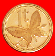 * USA BUTTERFLY (1975-2004): PAPUA NEW GUINEA  1 TOEA 1975FM PROOF! · LOW START · NO RESERVE! - Papúa Nueva Guinea