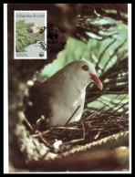 FDC Carte  World Wildlife Fund  Mauritius Pigeons - Mauricio (1968-...)