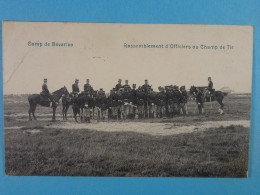 Camp De Beverloo Rassemblent D'Officiers Au Champ De Tir - Leopoldsburg (Kamp Van Beverloo)