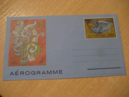 1945 1985 Dove Pigeon Art Painting Aerogramme Air Letter VATICAN Poste Vaticane Italy Italia - Covers & Documents