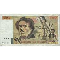 France, 100 Francs, Delacroix, 1988, B.129, TTB, Fayette:69.12 - 100 F 1978-1995 ''Delacroix''