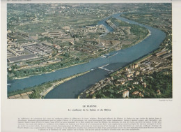 Photo  -  Reproduction - Le Confluent De La Saône Et Du Rhone - Europa